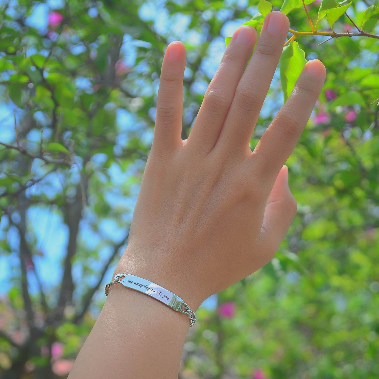 Personalised Heart Bracelet