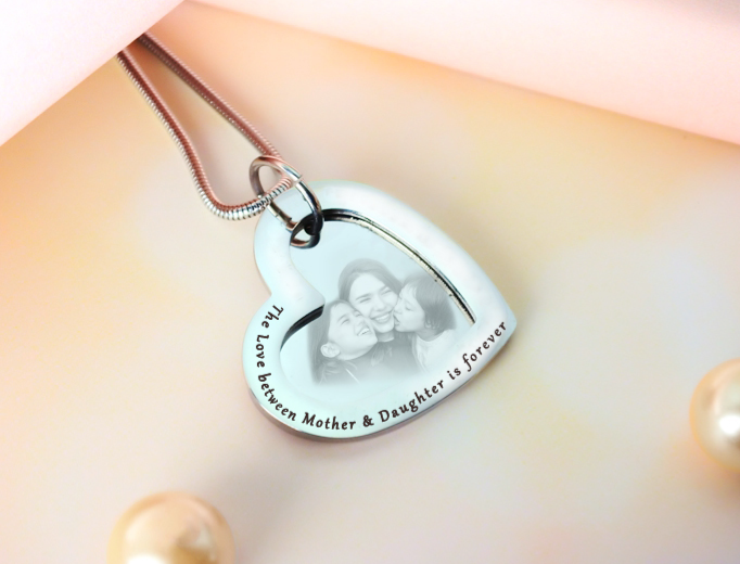 Love Forever Photo Necklace